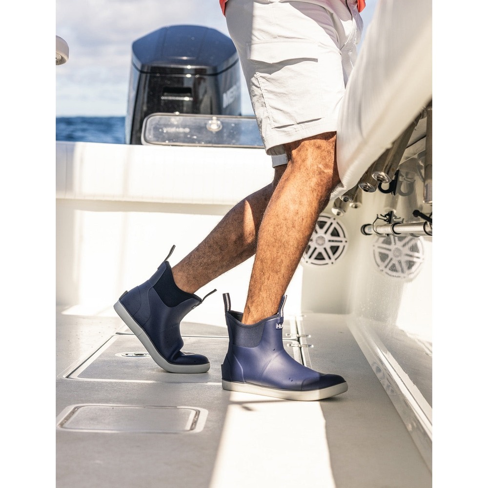 Huk Rogue Wave Deck Boots Waterproof Fishing Boat Shoes Size 7